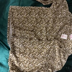 Leopard Print Women's Pajama Set